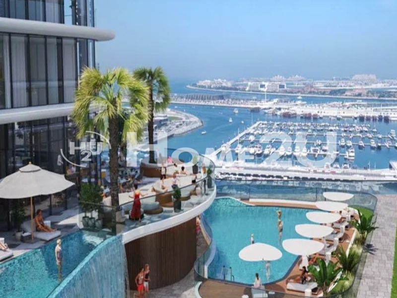 Marina Skyline View | High Floor | 1 BR + Study